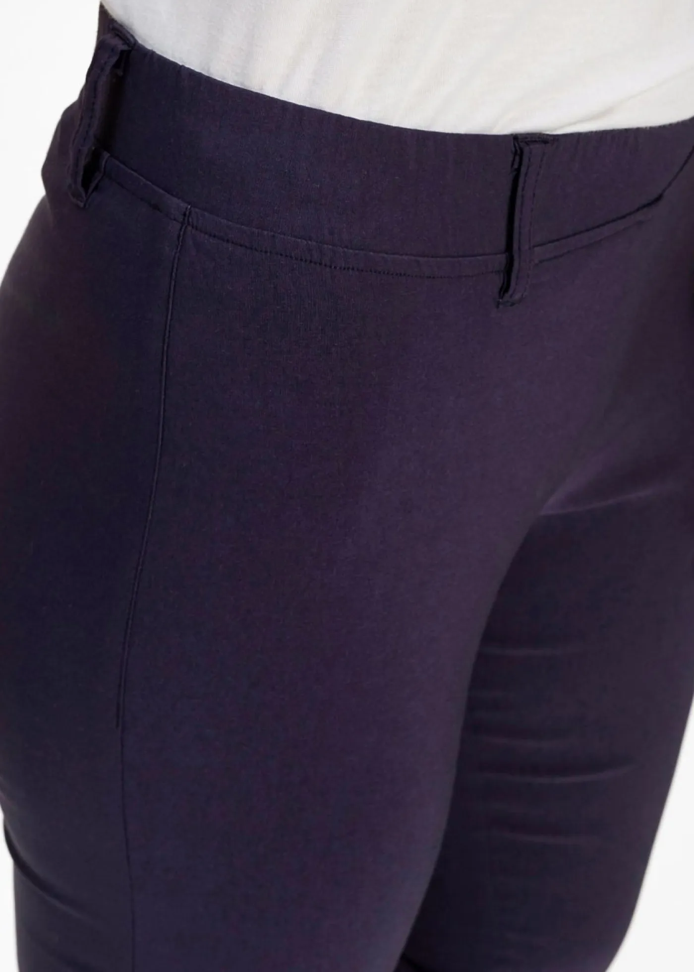 bonprix bonprix Pantalones>Pantalón capri de bengalina Azul marino