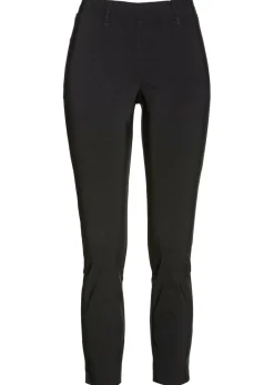 bonprix bonprix Pantalones>Pantalón capri de bengalina Negro