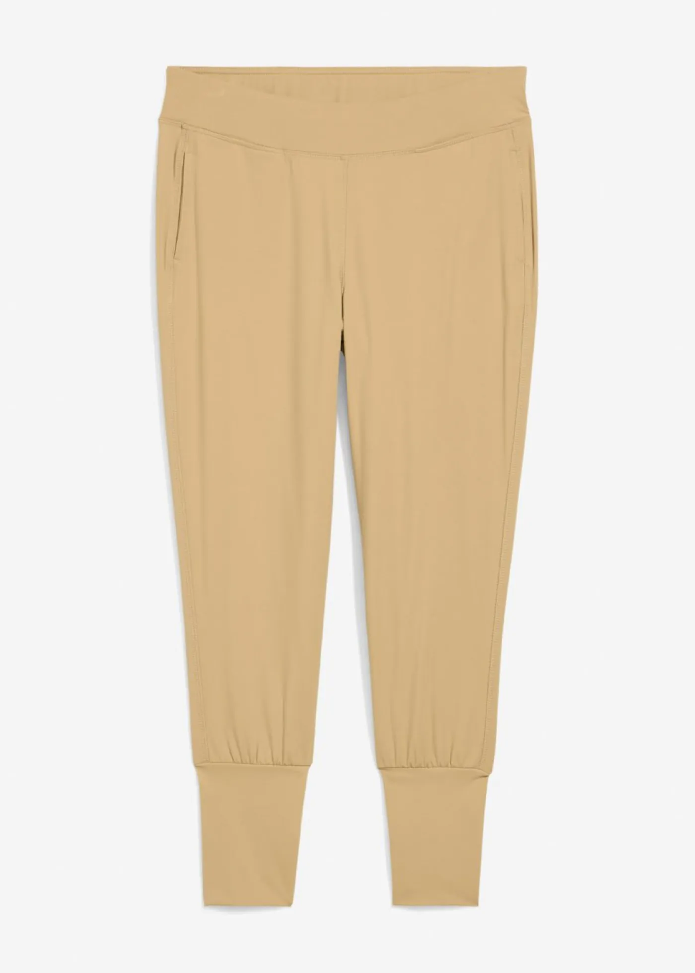 bonprix bonprix Pantalones>Pantalón capri de material suave Caqui claro