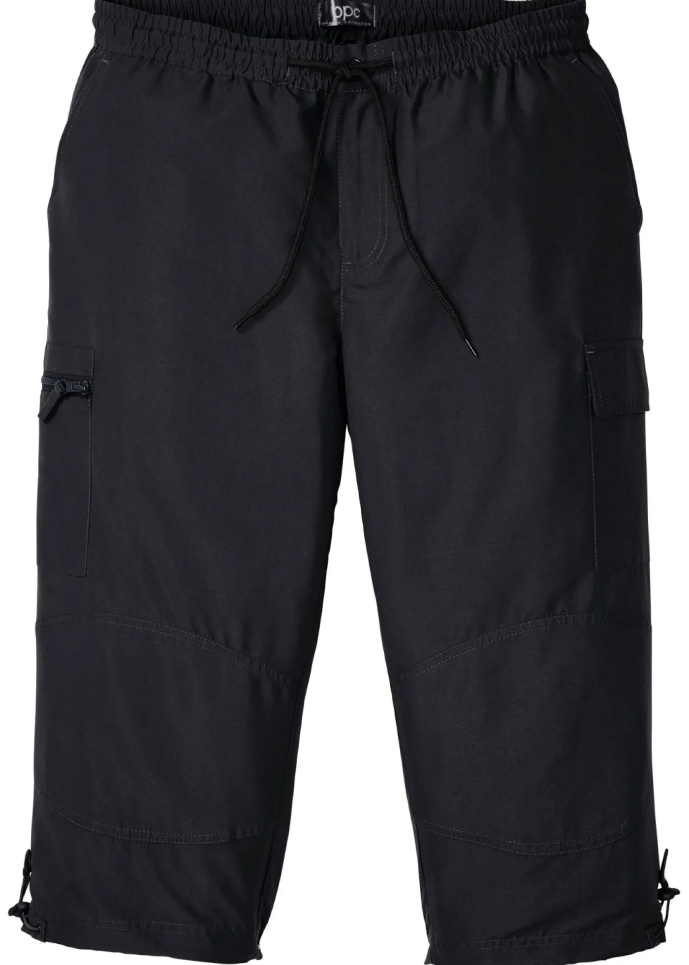 bonprix bonprix Básicos En Rebajas|Pantalones>Pantalón capri de microfibra con corte regular Negro
