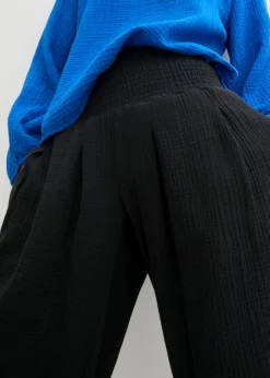Mujer bonprix bonprix Pantalón capri de muselina suave