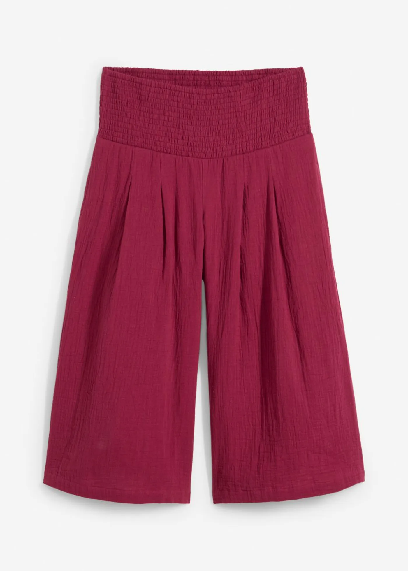 Mujer bonprix bonprix Pantalón capri de muselina suave