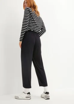 Mujer bonprix bonprix Pantalón capri de talle alto (2 unidades)