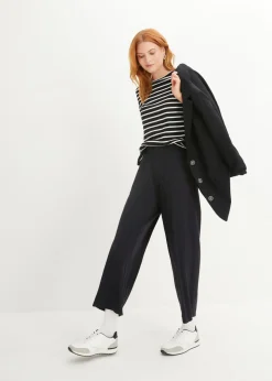 Mujer bonprix bonprix Pantalón capri de talle alto (2 unidades)