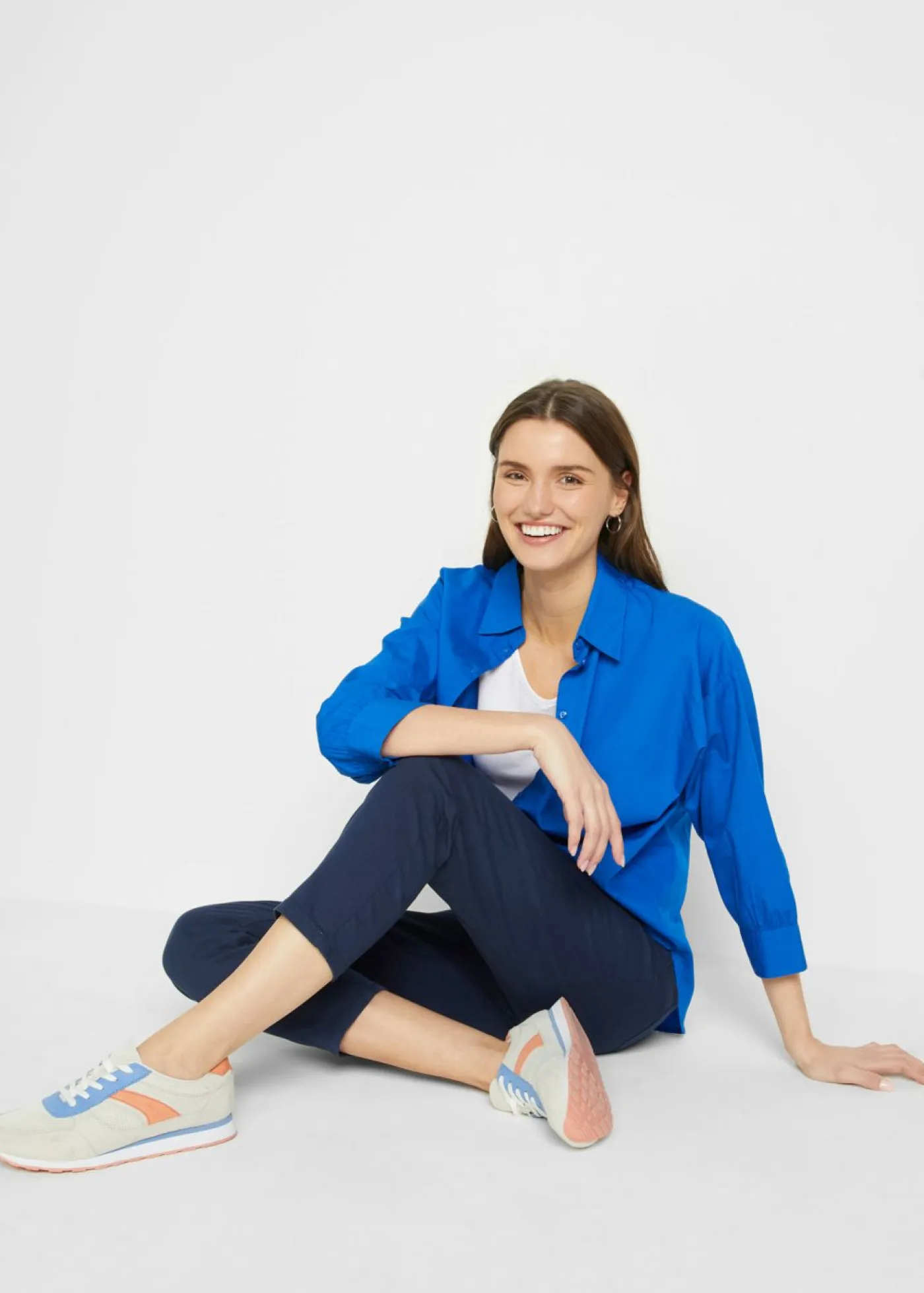 Mujer bonprix bonprix Pantalón capri de tiro alto