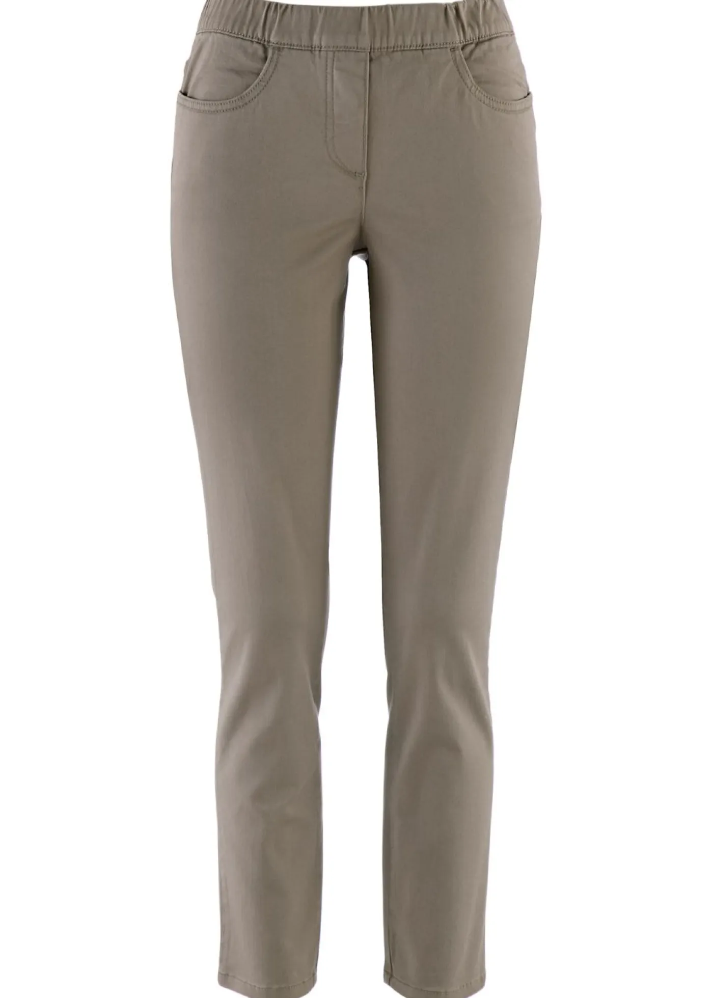 Mujer bonprix bonprix Pantalón capri sin cierre con elástico