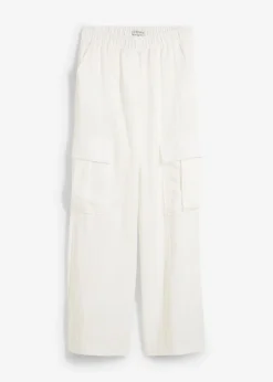 Mujer bonprix bonprix Pantalón cargo de mezcla de lyocell fluido