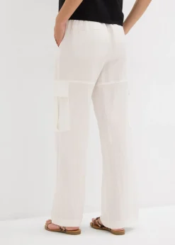 Mujer bonprix bonprix Pantalón cargo de mezcla de lyocell fluido