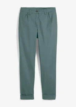 Mujer bonprix bonprix Pantalón chino de algodón hasta el tobillo