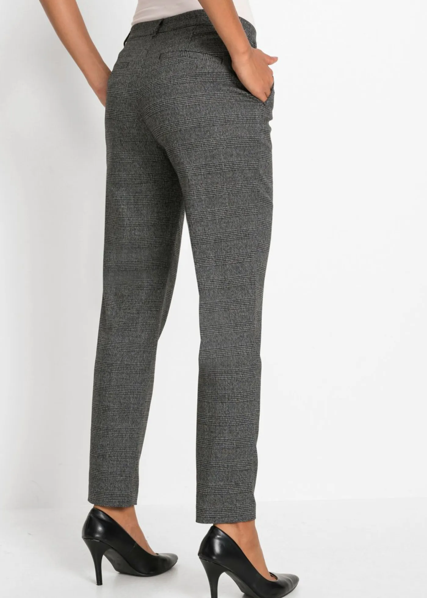 Mujer bonprix bonprix Pantalón chino de cuadros