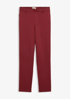 bonprix bonprix Pantalones>Pantalón chino de mezcla de viscosa rojo avellana