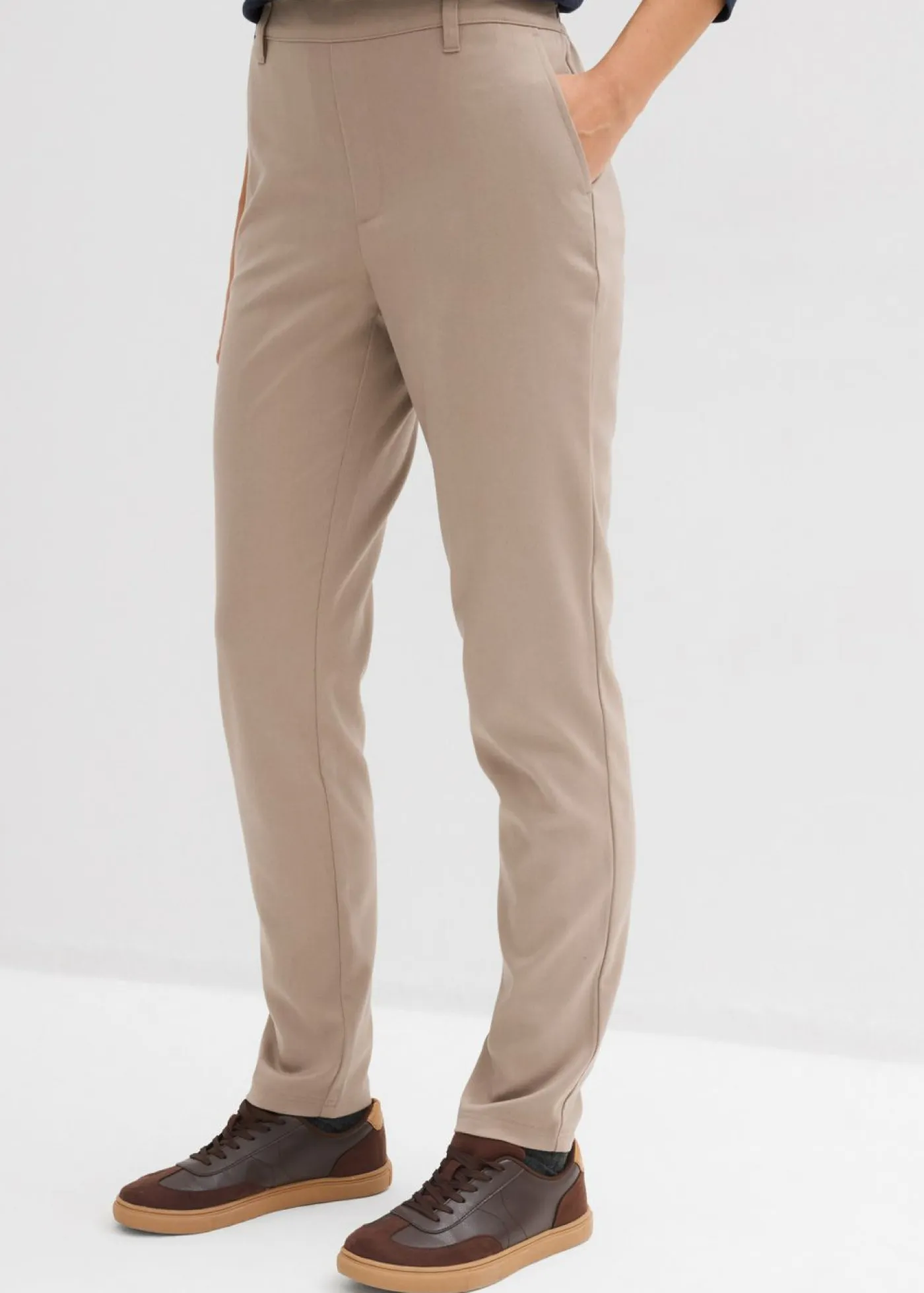 Mujer bonprix bonprix Pantalón chino de mezcla de viscosa
