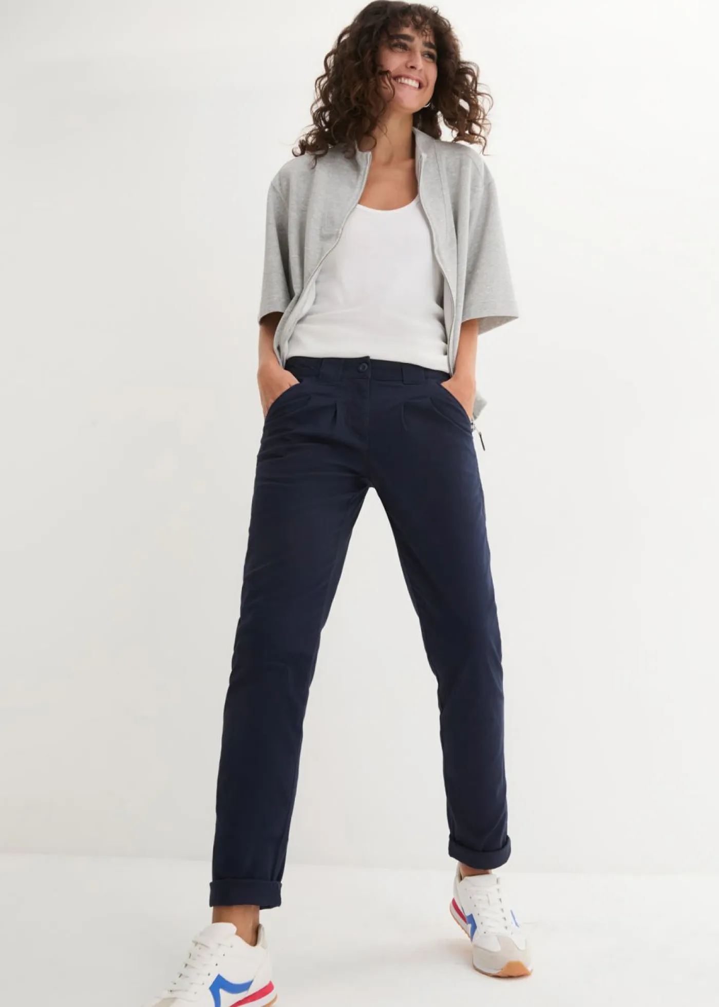Mujer bonprix bonprix Pantalón chino elástico