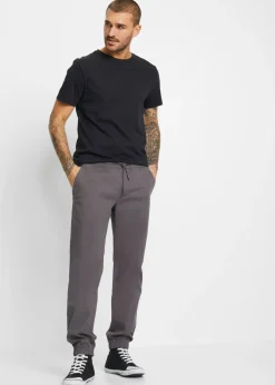Hombre bonprix bonprix Pantalón chino elástico con corte recto y relajado