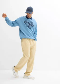 Hombre bonprix bonprix Pantalón chino elástico con corte recto y relajado