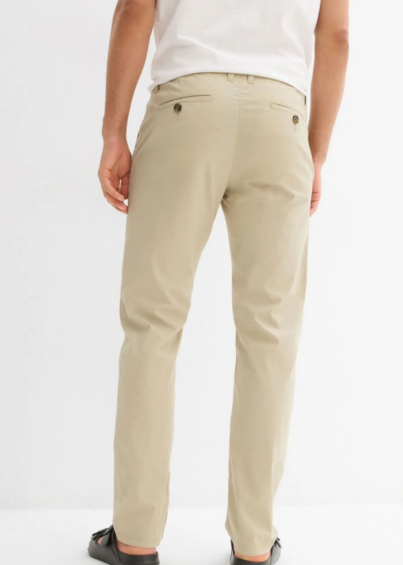 Hombre bonprix bonprix Pantalón chino elástico, regular fit, straight