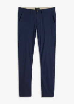 bonprix bonprix Básicos En Rebajas|Pantalones>Pantalón chino elástico, regular fit, straight Azul marino