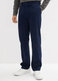 bonprix bonprix Básicos En Rebajas|Pantalones>Pantalón chino regular fit de puro algodón, straight Azul marino