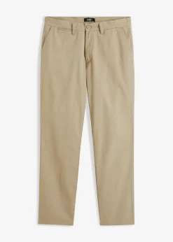 bonprix bonprix Básicos En Rebajas|Pantalones>Pantalón chino regular fit de puro algodón, straight Caqui nuevo