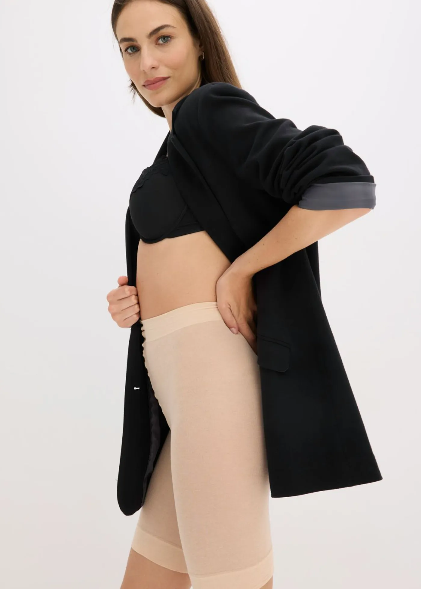 bonprix bonprix Pantalones>Pantalón ciclista antirrozaduras de 50 den Nude