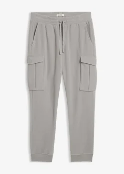 Hombre bonprix bonprix Pantalón cálido tipo cargo de felpa con corte regular