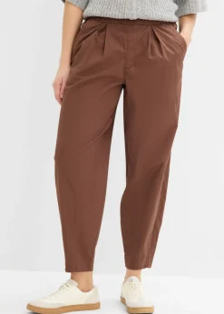 Mujer bonprix bonprix Pantalón con corte barrel y cintura cómoda