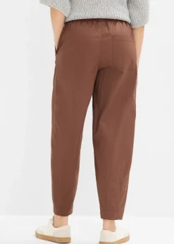Mujer bonprix bonprix Pantalón con corte barrel y cintura cómoda