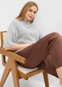 Mujer bonprix bonprix Pantalón con corte barrel y cintura cómoda