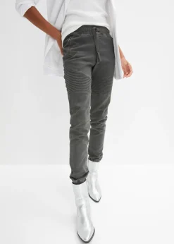 Mujer bonprix bonprix Pantalón con detalles biker