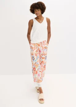 Mujer bonprix bonprix Pantalón con encaje