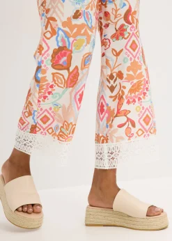 Mujer bonprix bonprix Pantalón con encaje