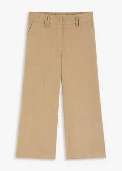 Mujer bonprix bonprix Pantalón con espiga en aspecto de lana