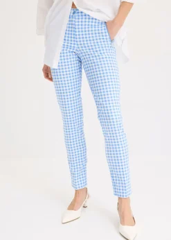 Mujer bonprix bonprix Pantalón con estampado de cuadros vichy