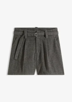 bonprix bonprix Shorts|Pantalones>Pantalón corto Antracita jaspeado