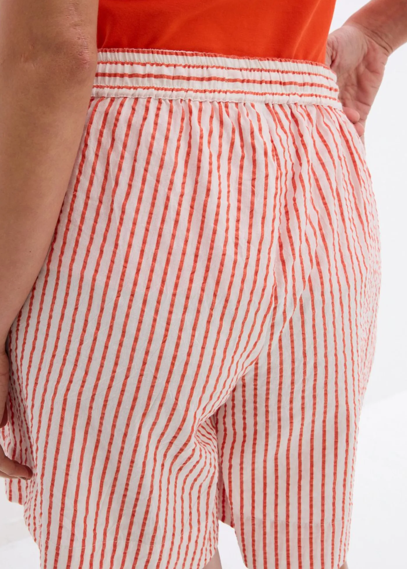 Mujer bonprix bonprix Pantalón corto de algodón puro