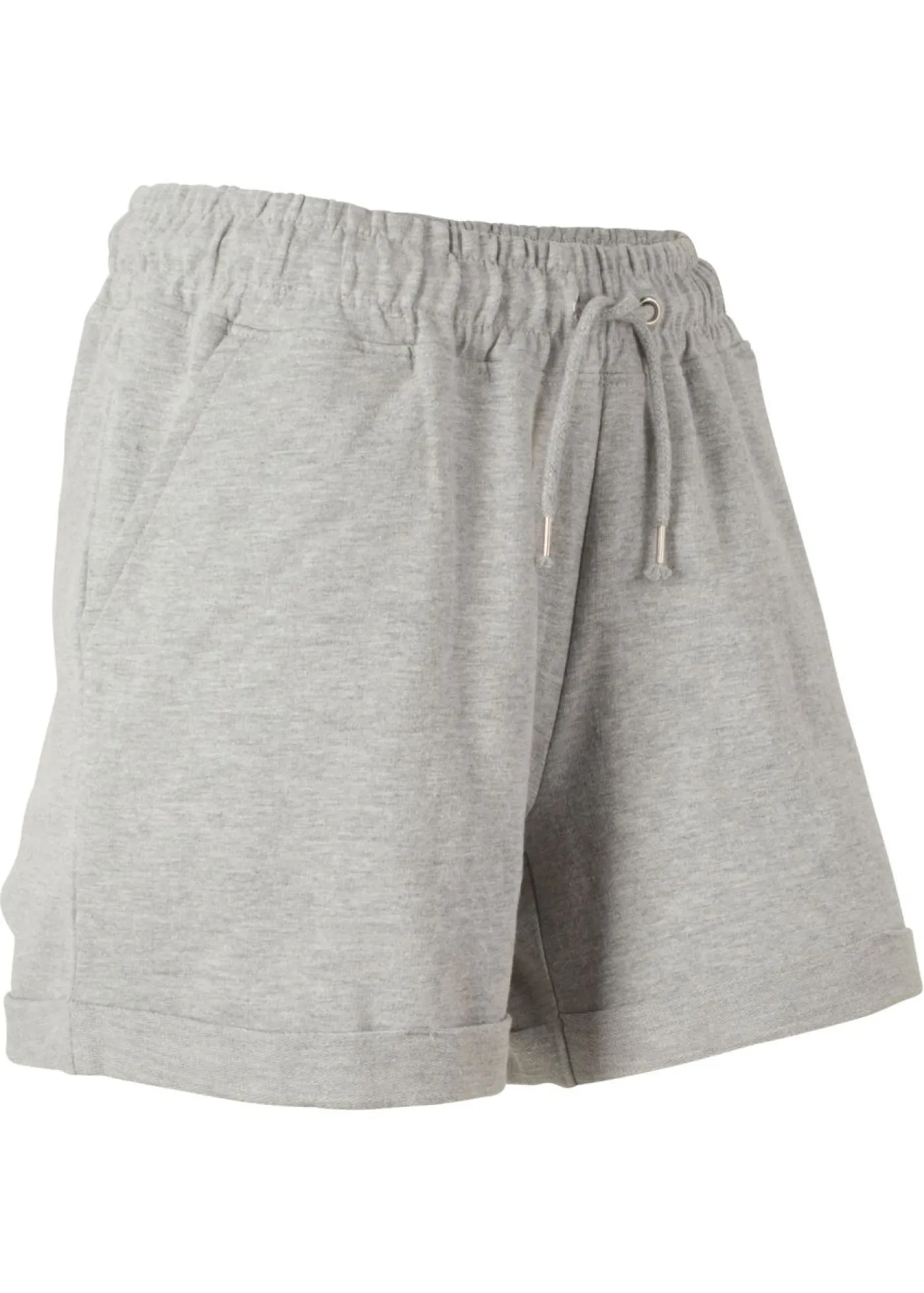 bonprix bonprix Shorts|Básicos>Pantalón corto de chándal Gris claro moteado