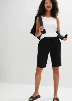 Mujer bonprix bonprix Pantalón corto de chándal con bolsillos