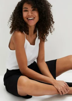 Mujer bonprix bonprix Pantalón corto de chándal con bolsillos