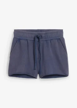 bonprix bonprix Shorts|Ropa Cómoda>Pantalón corto de chándal de mezcla de algodón suave Azul almirante