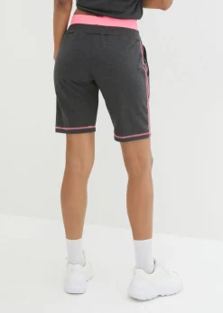 Mujer bonprix bonprix Pantalón corto de chándal de mezcla de algodón