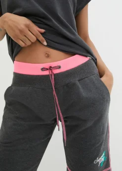 Mujer bonprix bonprix Pantalón corto de chándal de mezcla de algodón