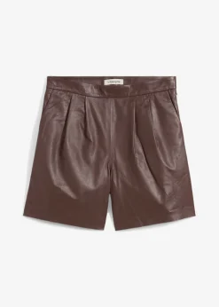 Mujer bonprix bonprix Pantalón corto de napa de cordero