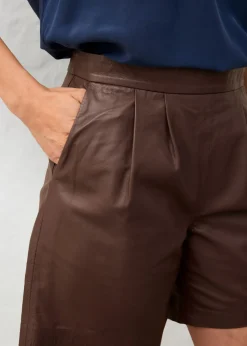Mujer bonprix bonprix Pantalón corto de napa de cordero