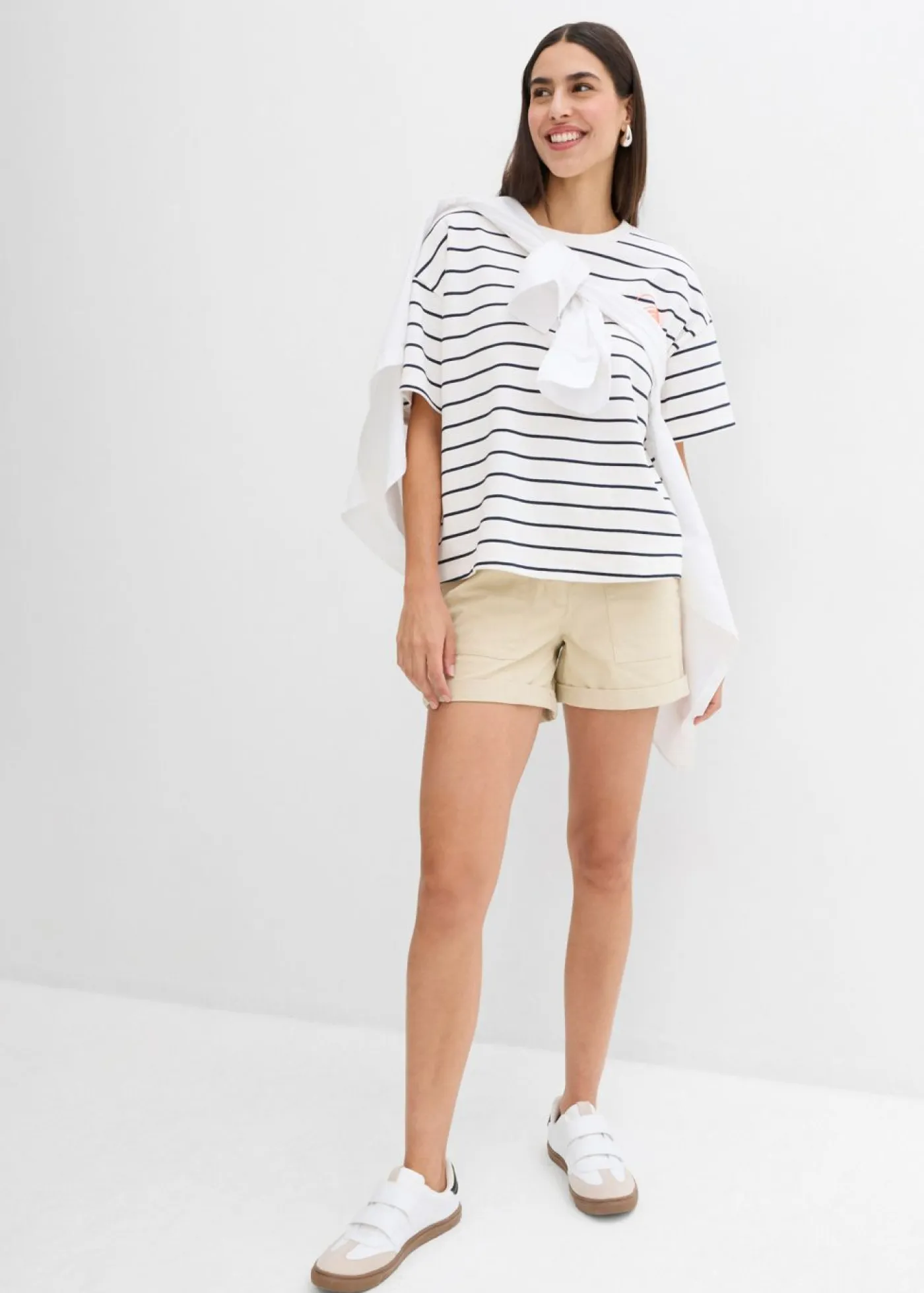 Mujer bonprix bonprix Pantalón corto de sarga