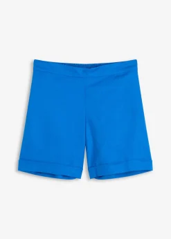 bonprix bonprix Shorts|Pantalones>Pantalón corto sin cierre de mezcla de lino vaporoso Azul ártico