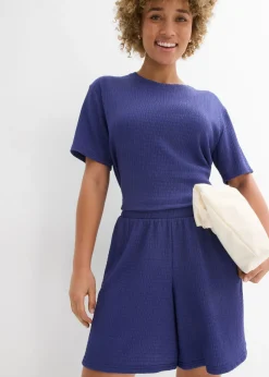 Mujer bonprix bonprix Pantalón corto sin cierre de crepé