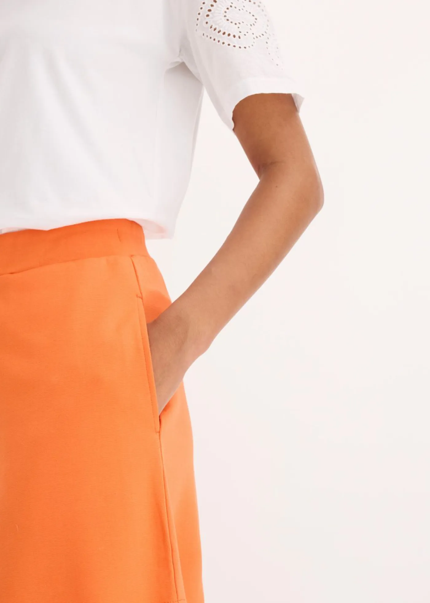 bonprix bonprix Shorts|Pantalones>Pantalón corto sin cierre de Punto di Roma cómodo mango