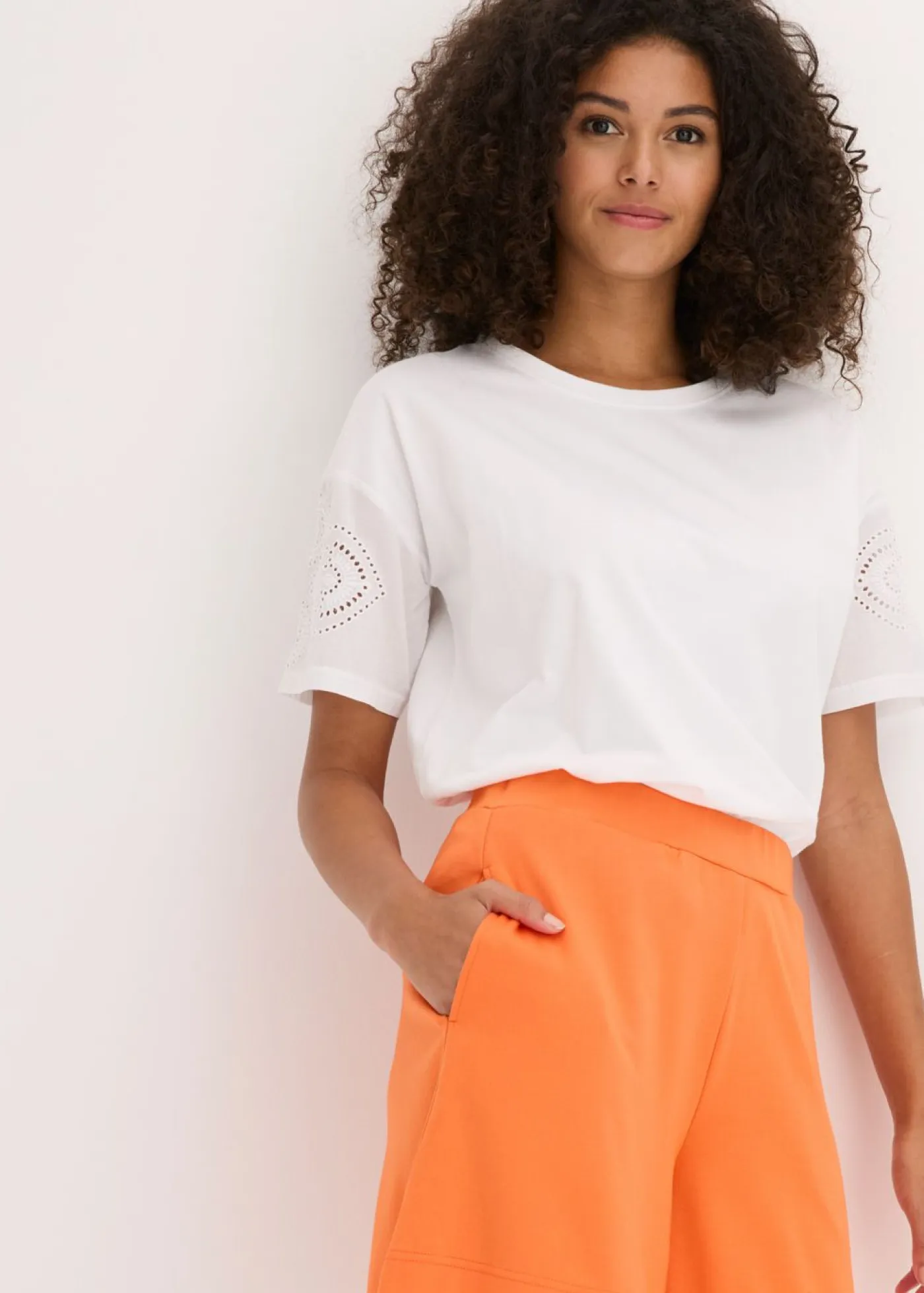 bonprix bonprix Shorts|Pantalones>Pantalón corto sin cierre de Punto di Roma cómodo mango