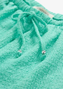 bonprix bonprix Shorts|Pantalones>Pantalón corto sin cierre de crepé estructurado Azul mentol