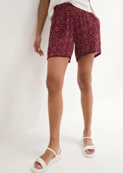 Mujer bonprix bonprix Pantalón corto sin cierre, estampado y con cintura elástica
